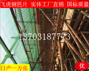 建筑鋼笆片有絕對優(yōu)勢代替?zhèn)鹘y的竹笆片-01